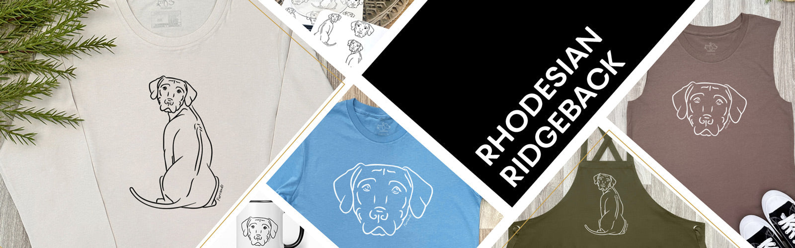 Shop Rhodesian Ridgeback T-Shirts, Gifts & Accessories for Ridgeback Lovers