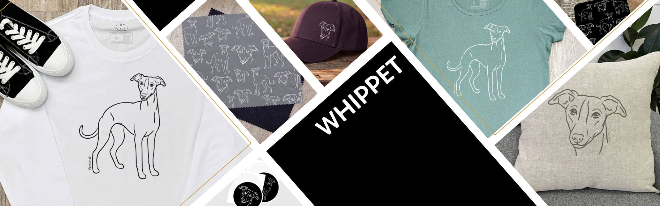 Shop Whippet T-Shirts, Gifts & Accessories for Whippet Lovers