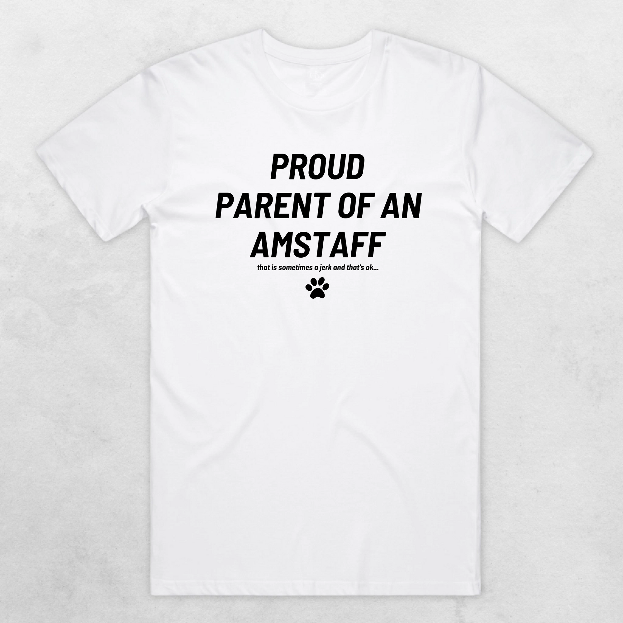 Proud Parent Of An Amstaff Regular Fit T-Shirt