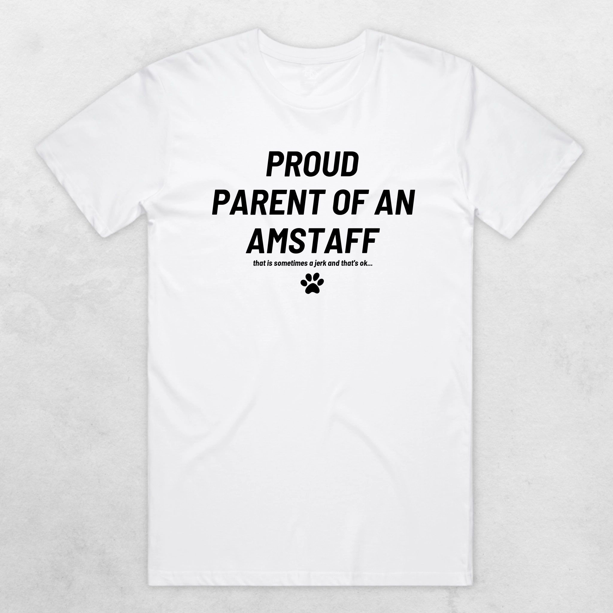 Proud Parent Of An Amstaff Regular Fit T-Shirt