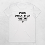 Proud Parent Of An Amstaff Regular Fit T-Shirt