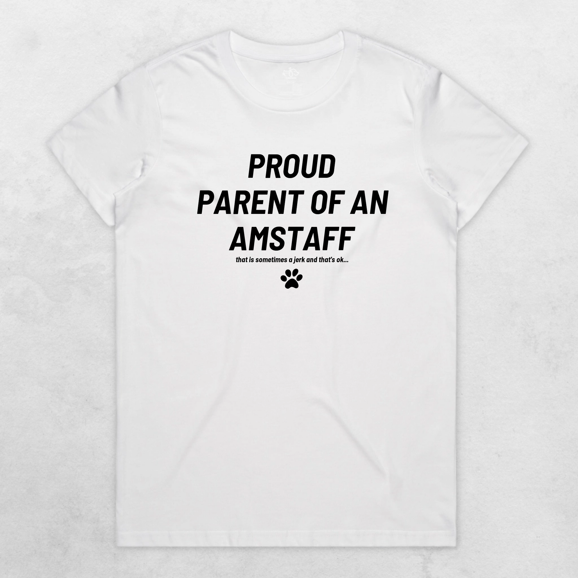 Proud Parent Of An Amstaff Regular Fit T-Shirt