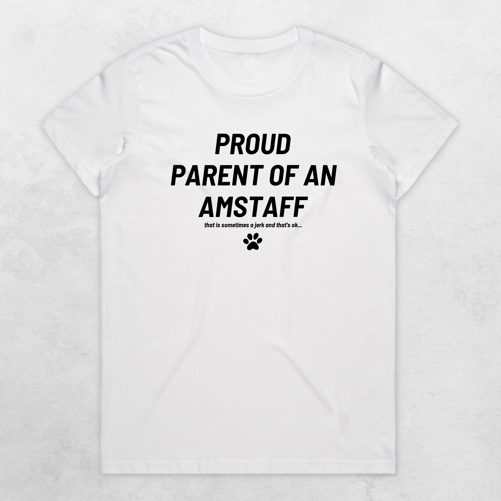 Proud Parent Of An Amstaff Regular Fit T-Shirt