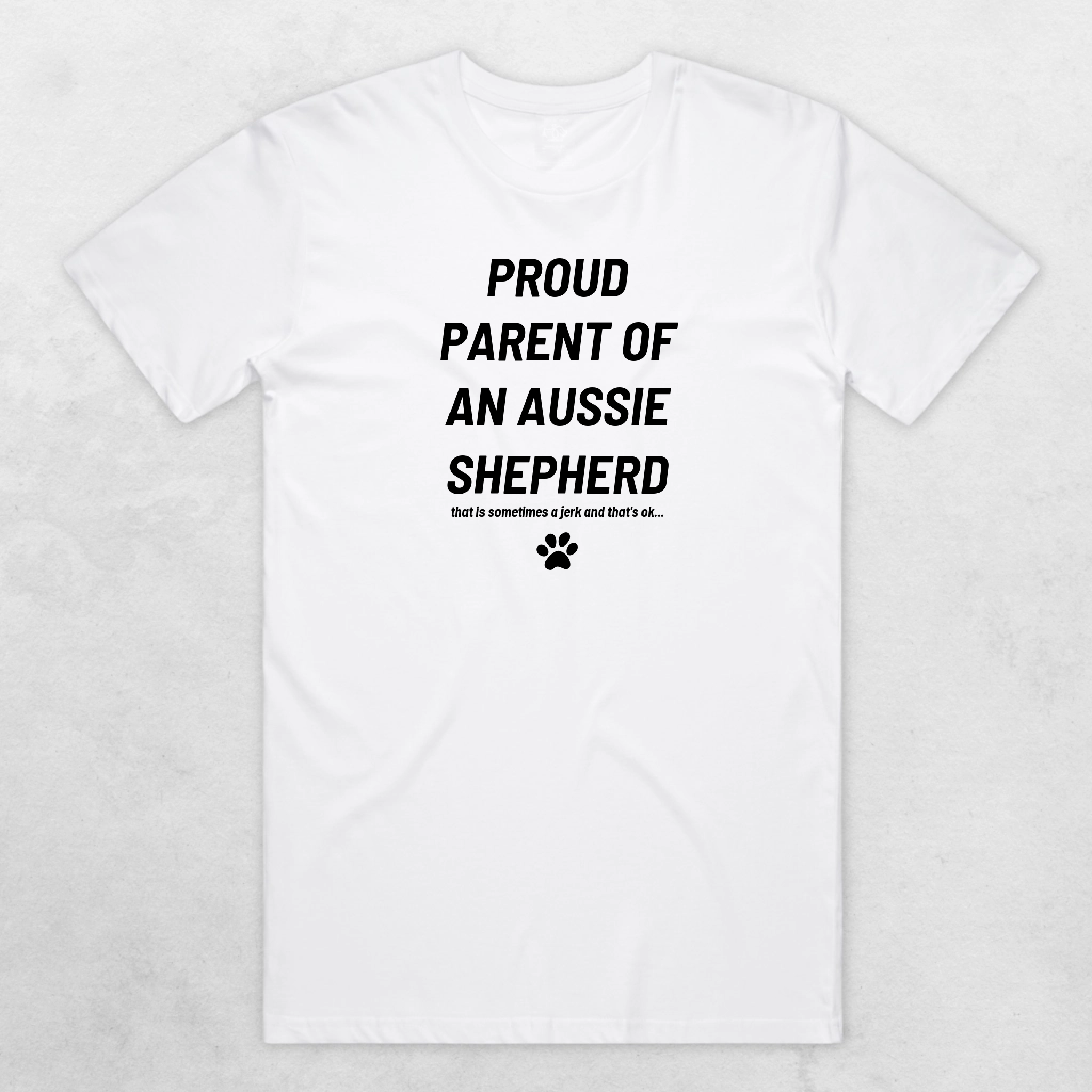 Proud Parent Of An Aussie Shepherd Regular Fit T-Shirt