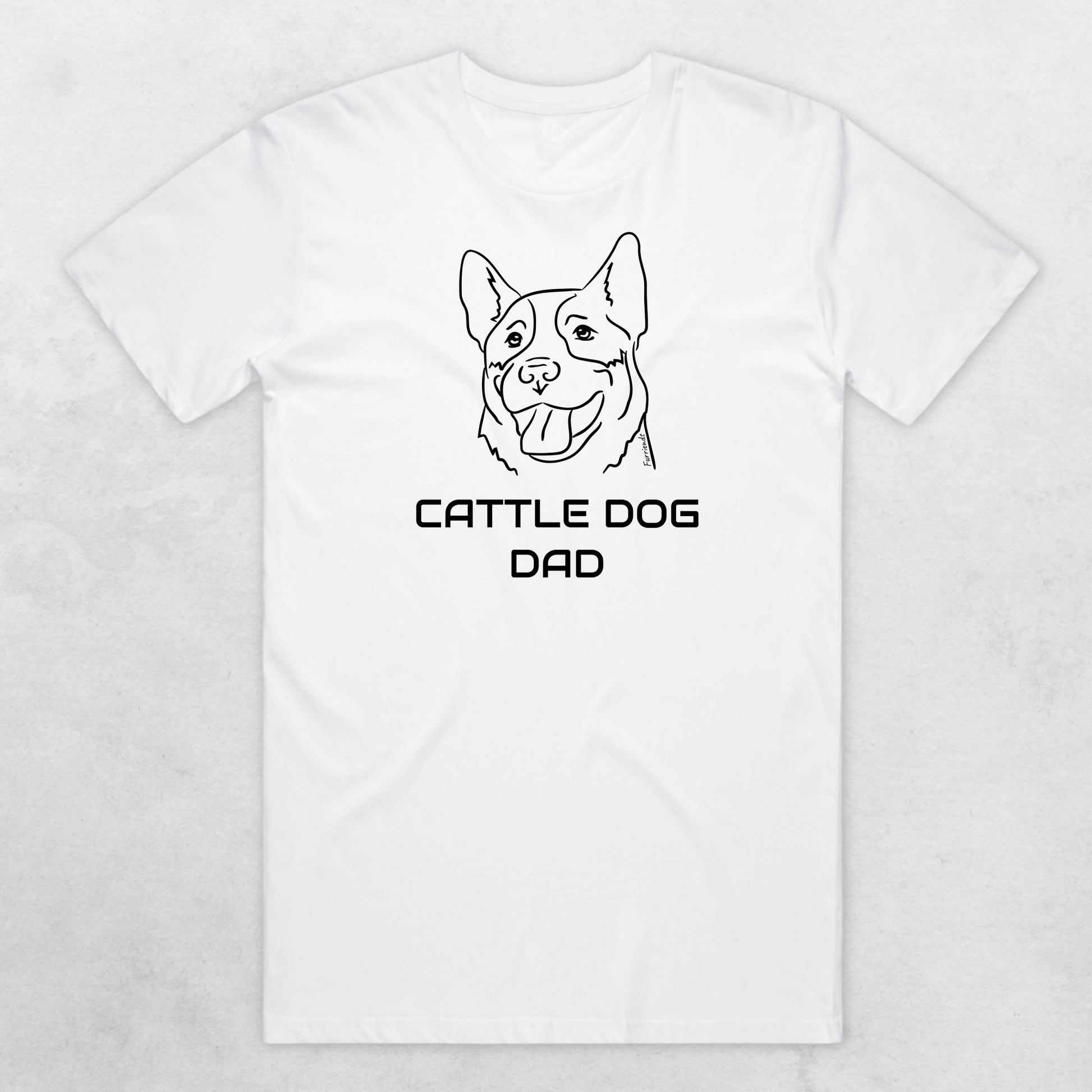 Australian Cattle Dog Dad Regular Fit-T-Shirt