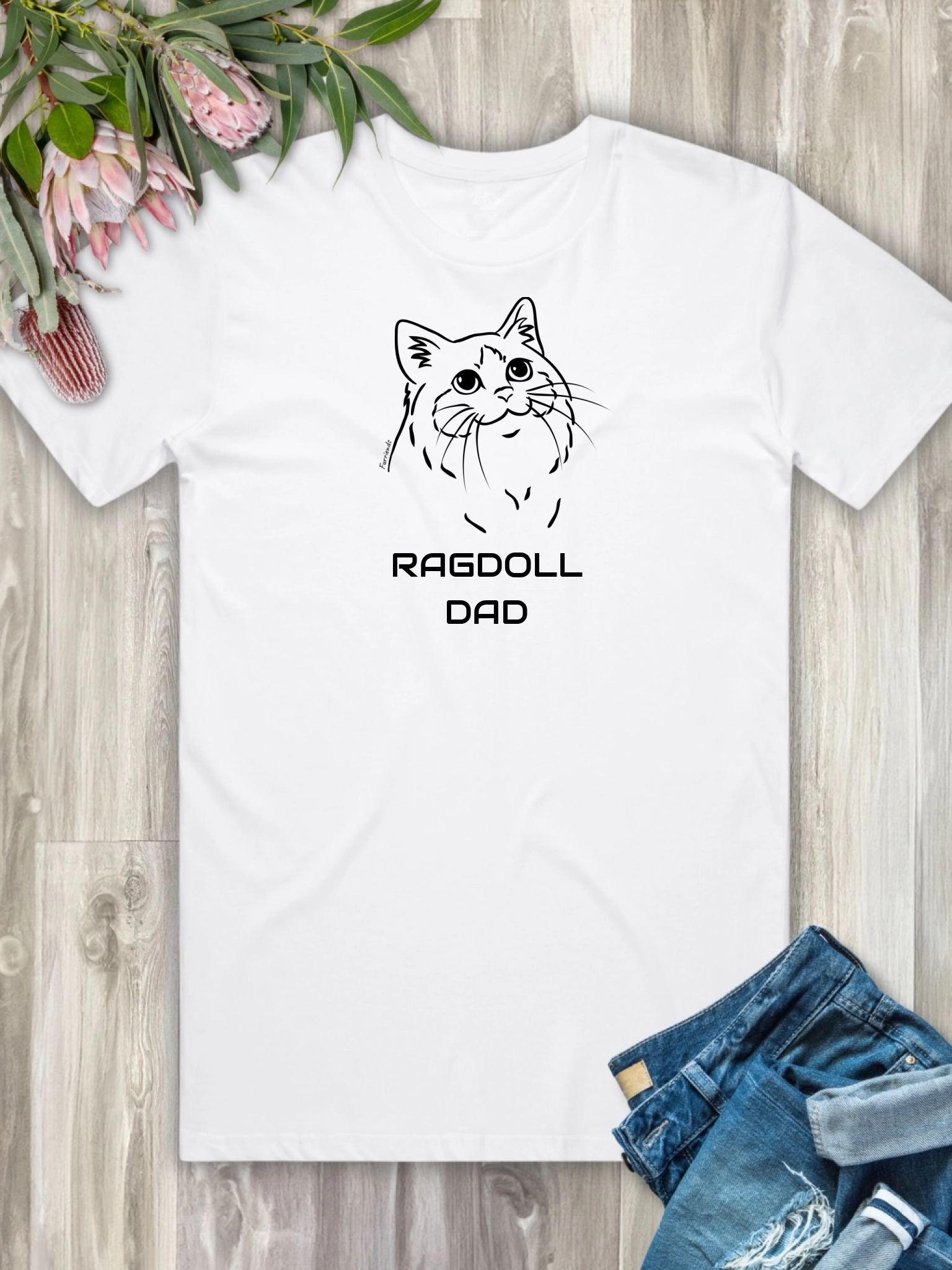 Ragdoll Dad Regular Fit-T-Shirt