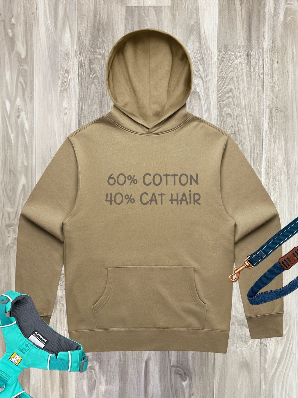 "60% Cotton, 40% Cat Hair" Men's Comfort Hood