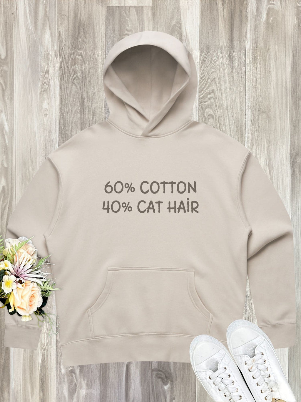 "60% Cotton, 40% Cat Hair" Women's Comfort Hood