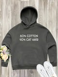 "60% Cotton, 40% Cat Hair" Women's Comfort Hood