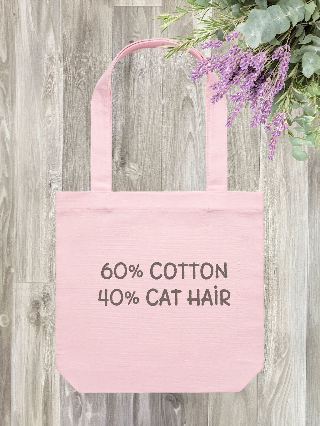 "60% Cotton, 40% Cat Hair" Edith Tote