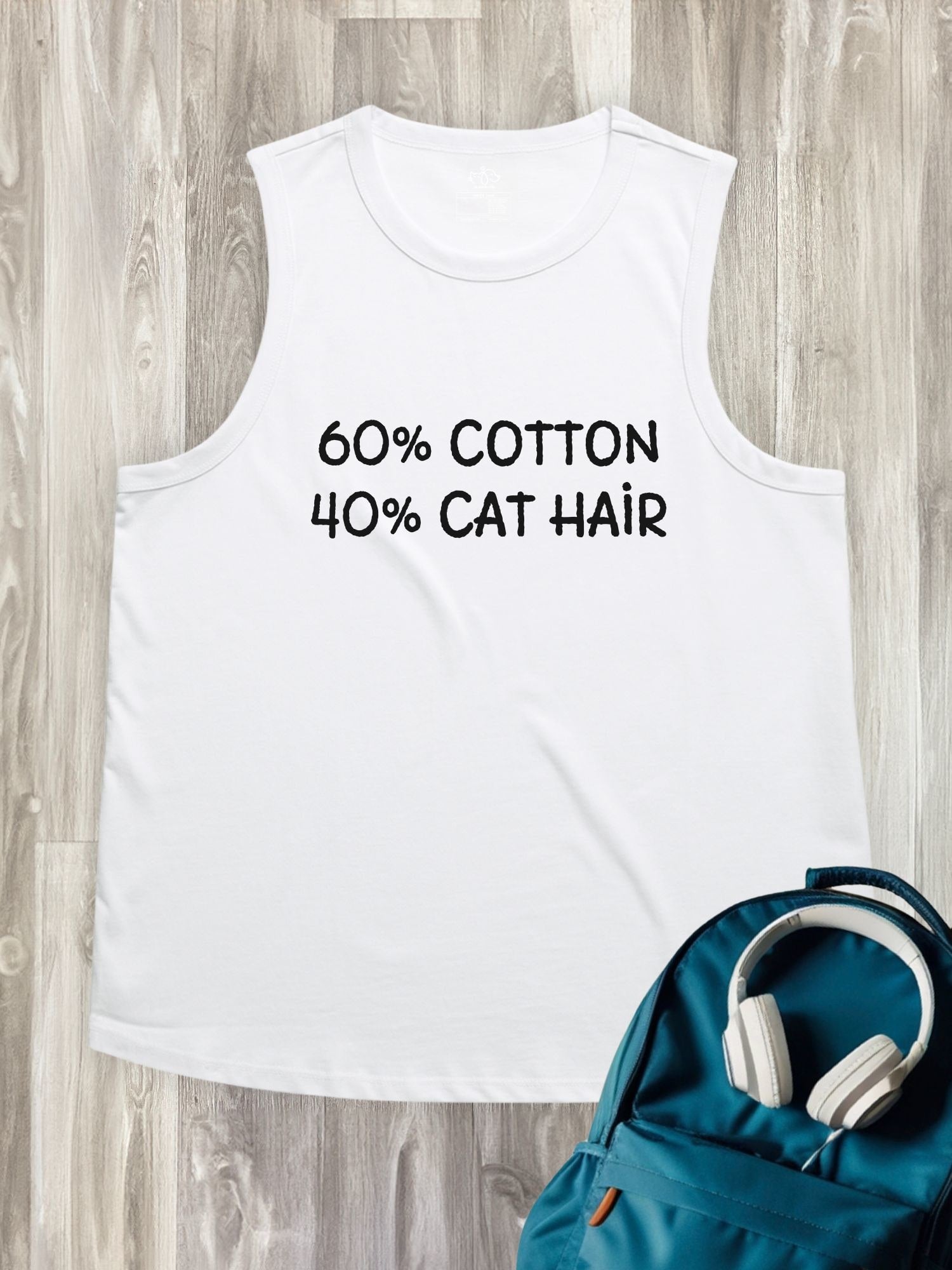 "60% Cotton, 40% Cat Hair" Ember Women's Tank