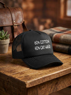 "60% Cotton, 40% Cat Hair" Foam Trucker Cap