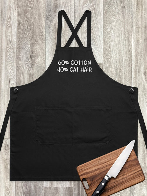 "60% Cotton, 40% Cat Hair" Jarrah Crossback Apron