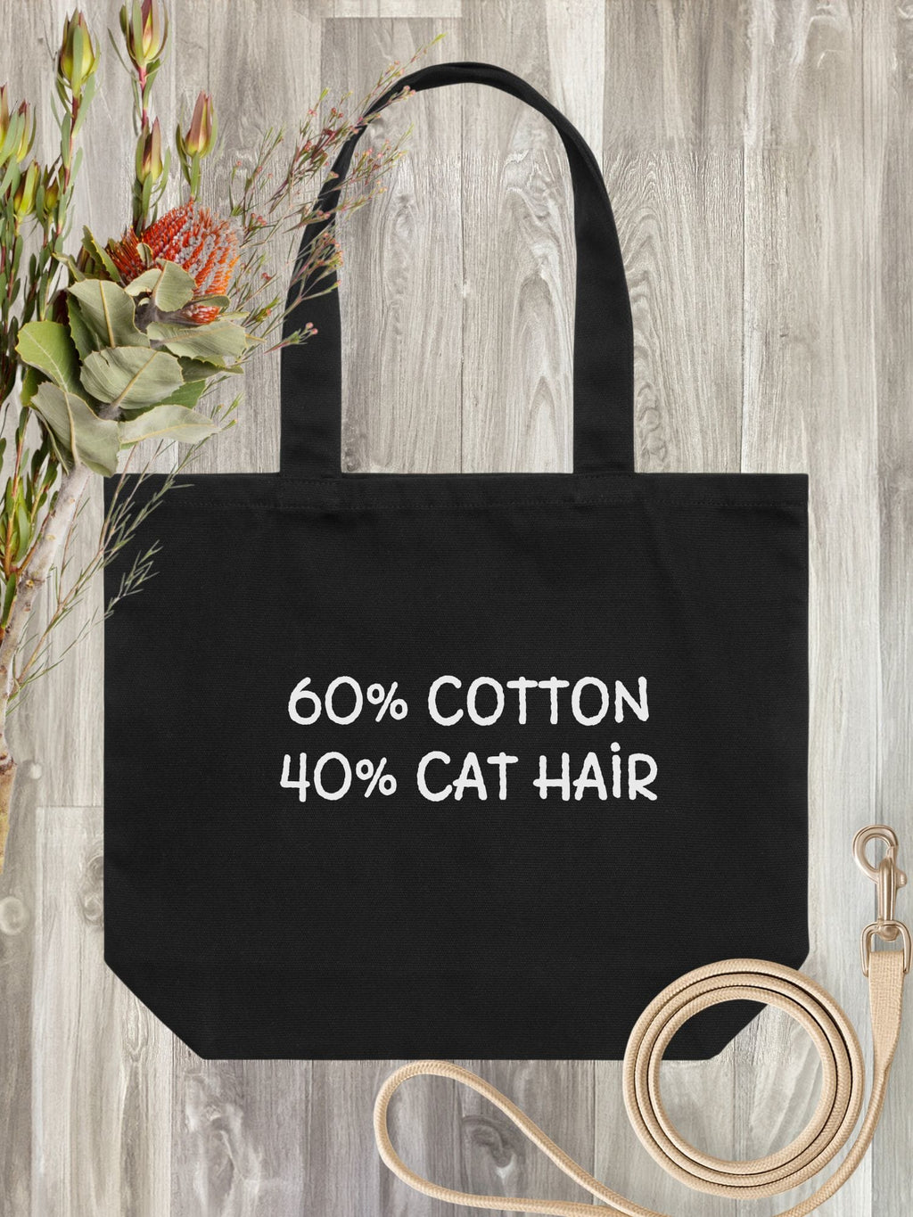 "60% Cotton, 40% Cat Hair" Stella Tote