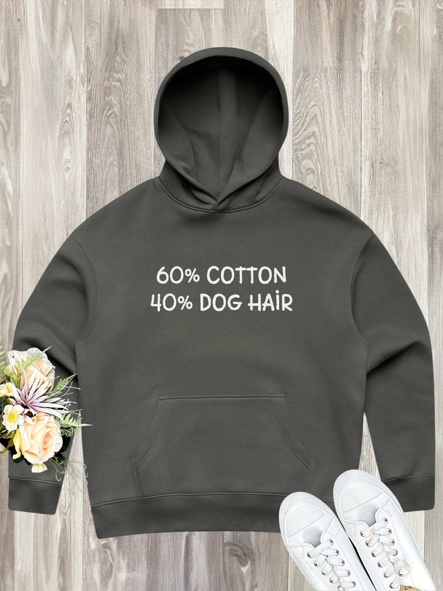 "60% Cotton, 40% Dog Hair" Women's Comfort Hood