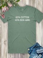 "60% Cotton, 40% Dog Hair" Essential Unisex Tee