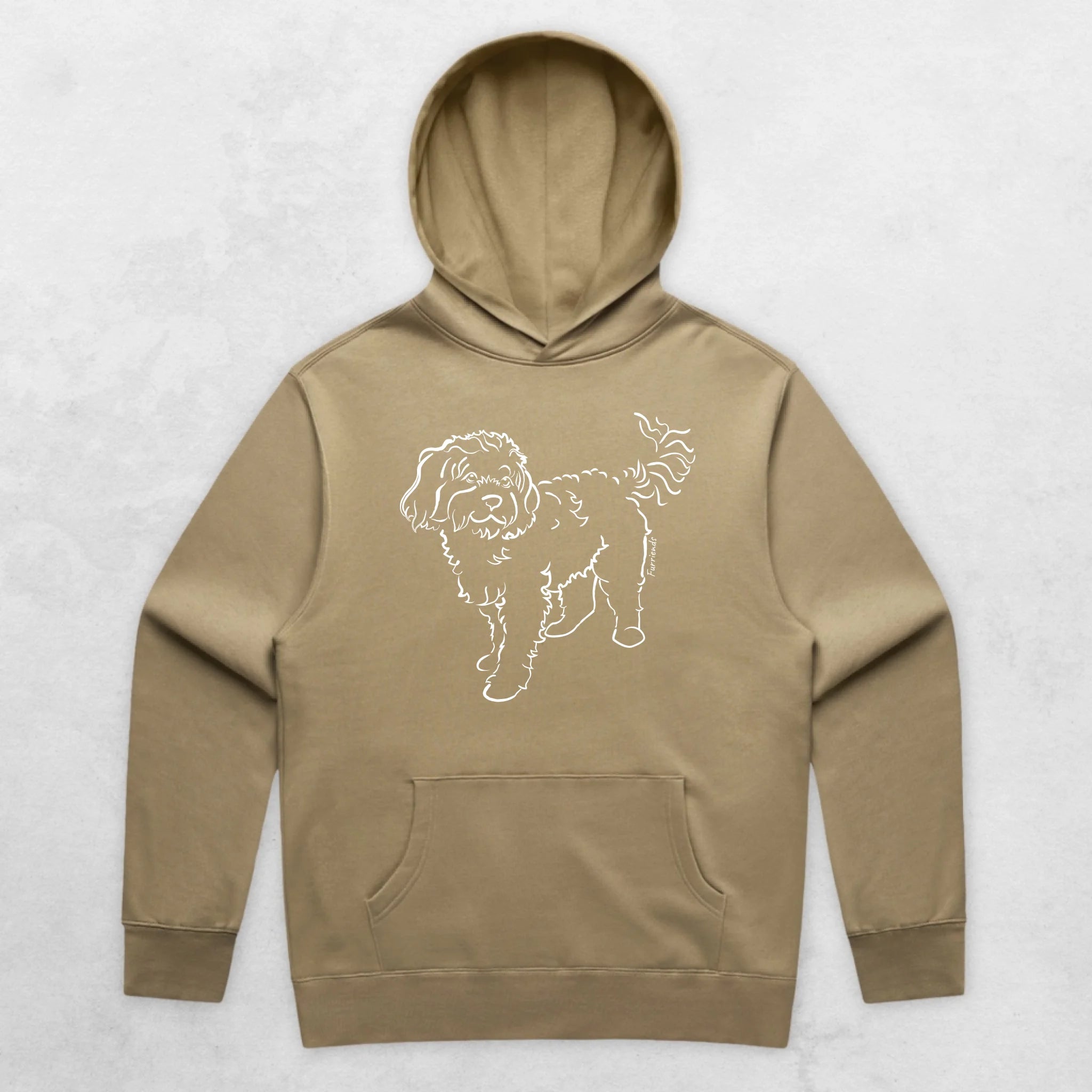 TIB-Comfort-Hood-Mens-Background-Sand-Front
