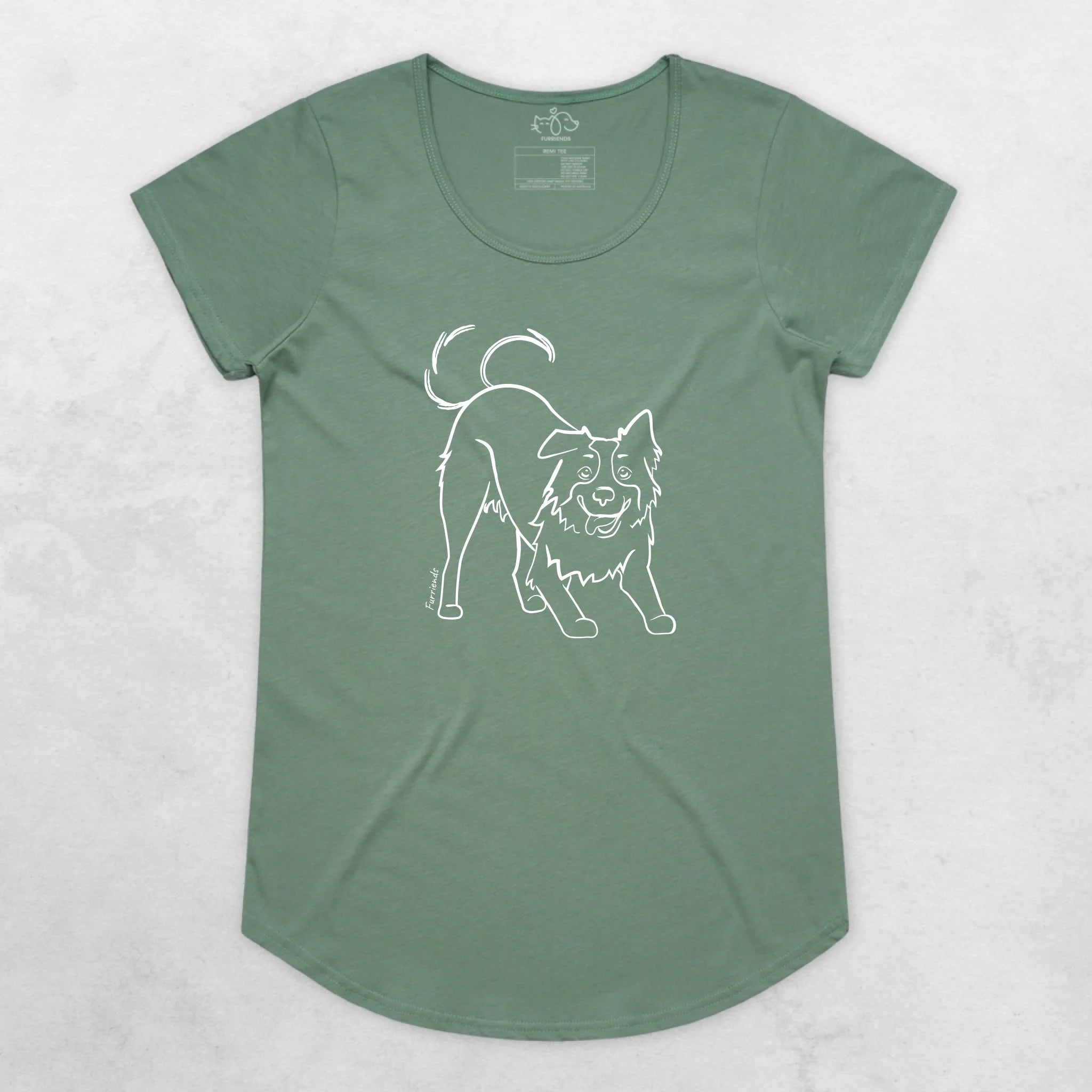 Border Collie Remi Women's Scoop Neck T-Shirt