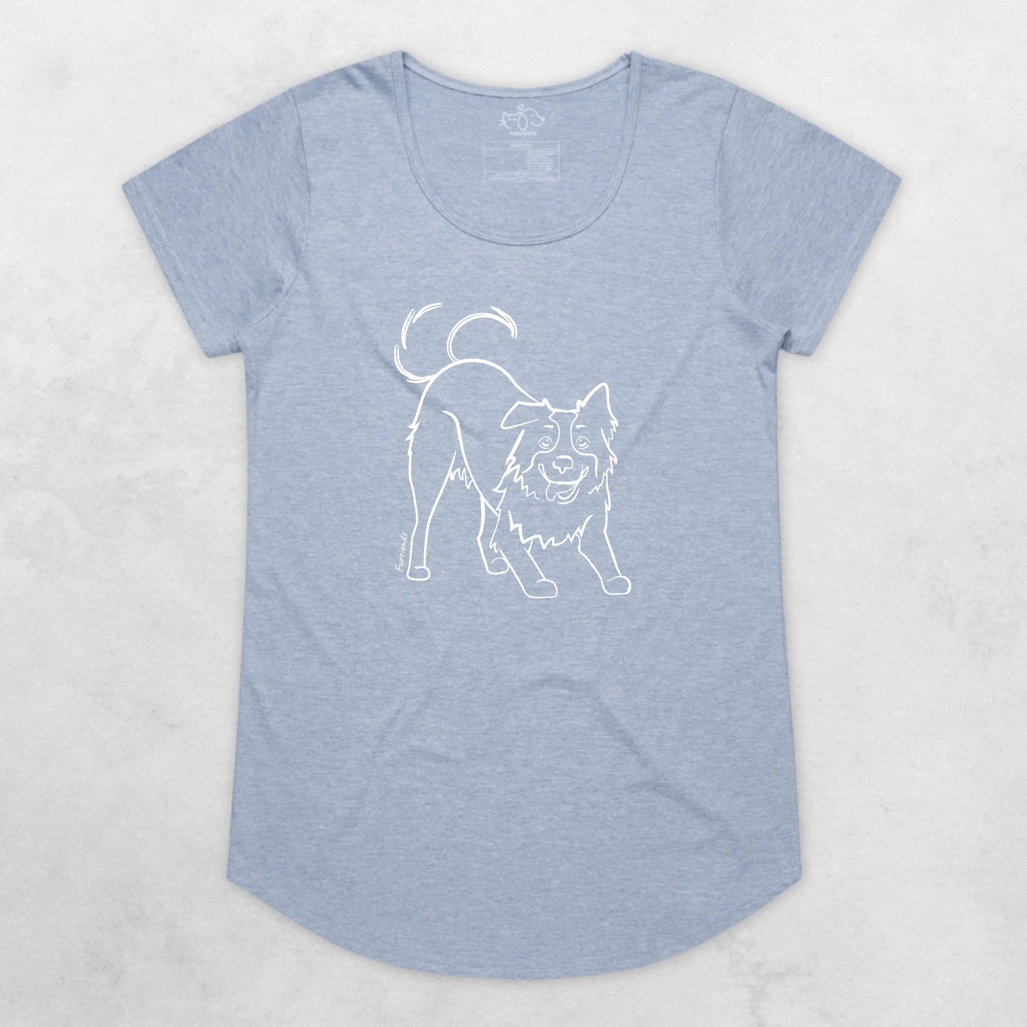 Border Collie Remi Women's Scoop Neck T-Shirt