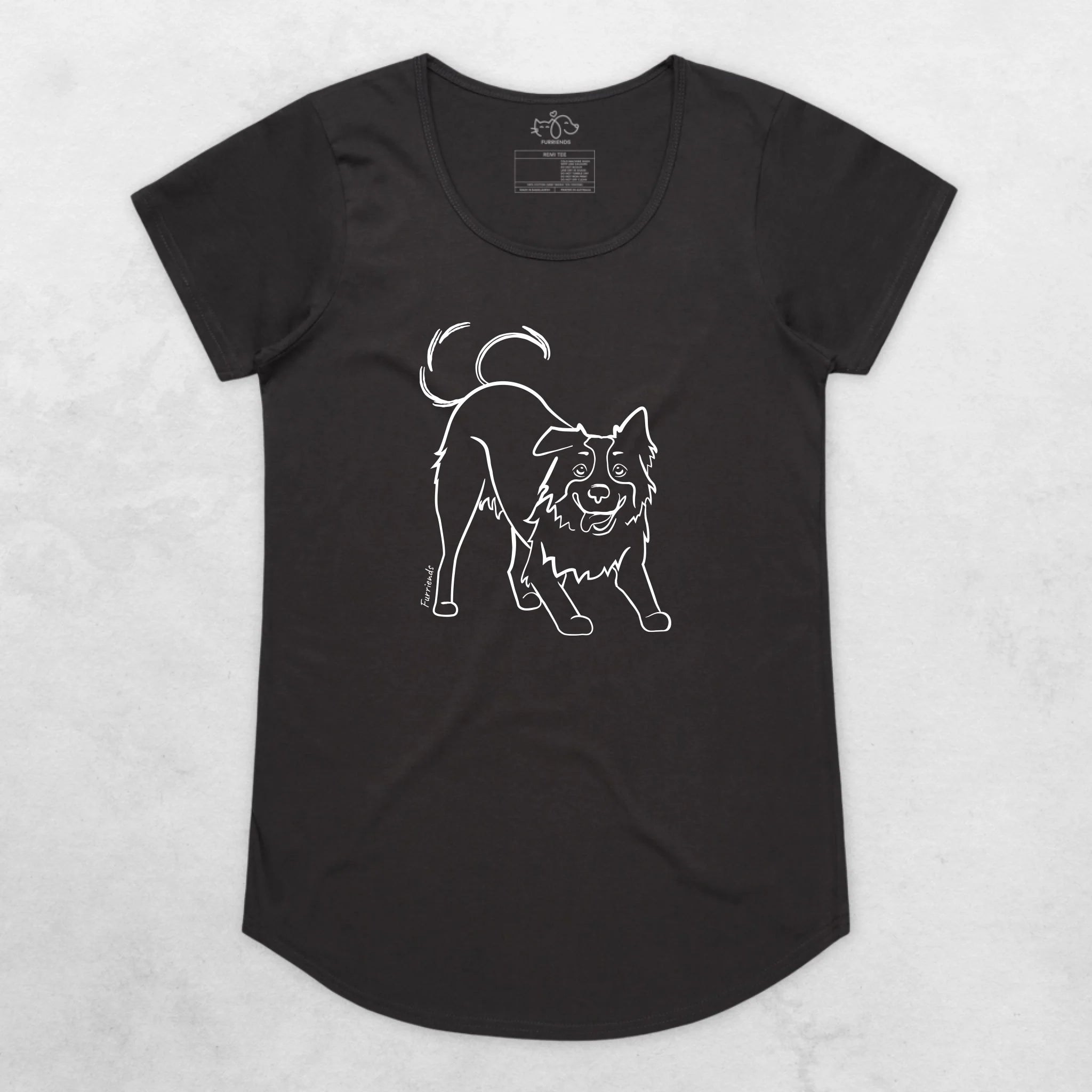 Border Collie Remi Women's Scoop Neck T-Shirt