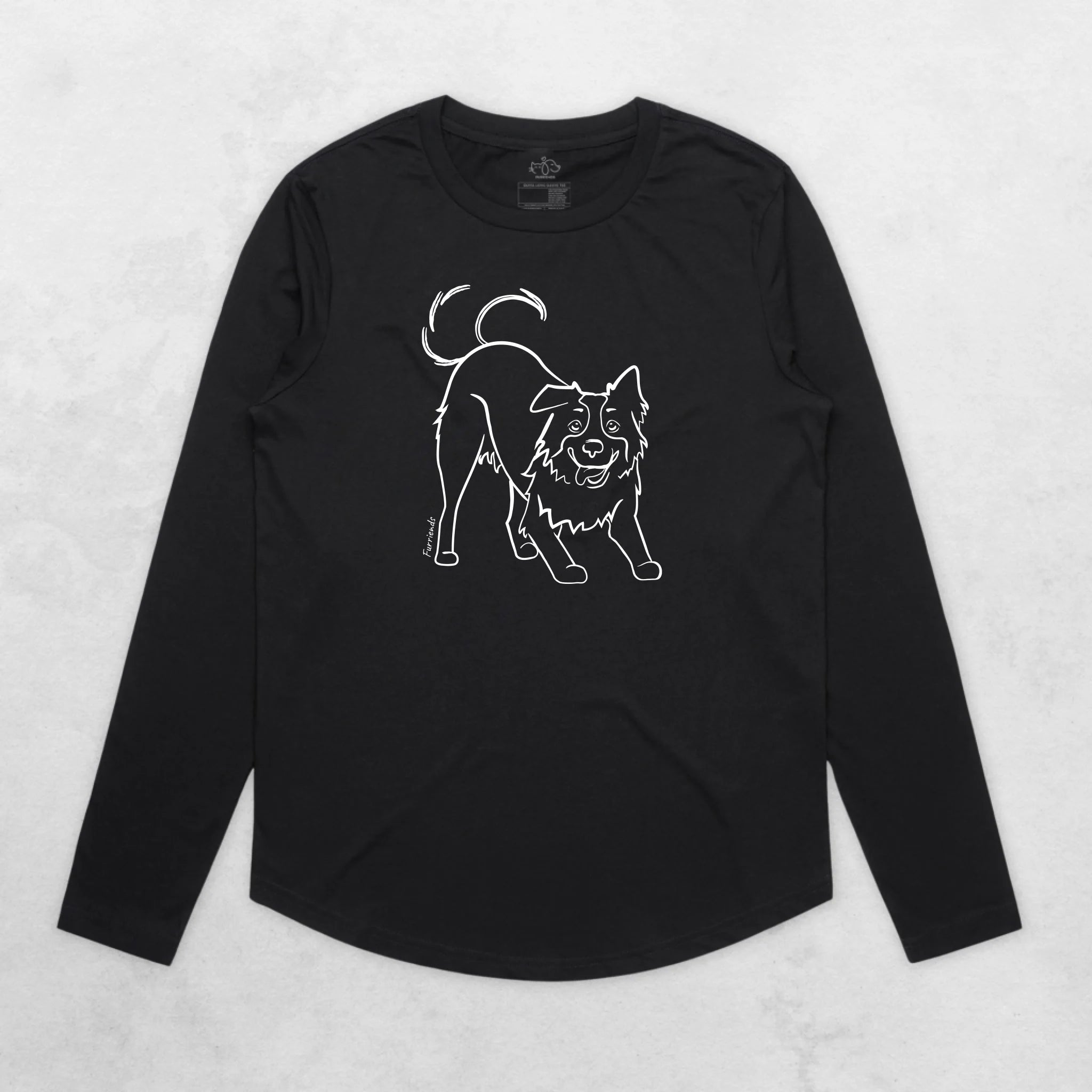 Border Collie Olivia Women's Long Sleeve T-Shirt