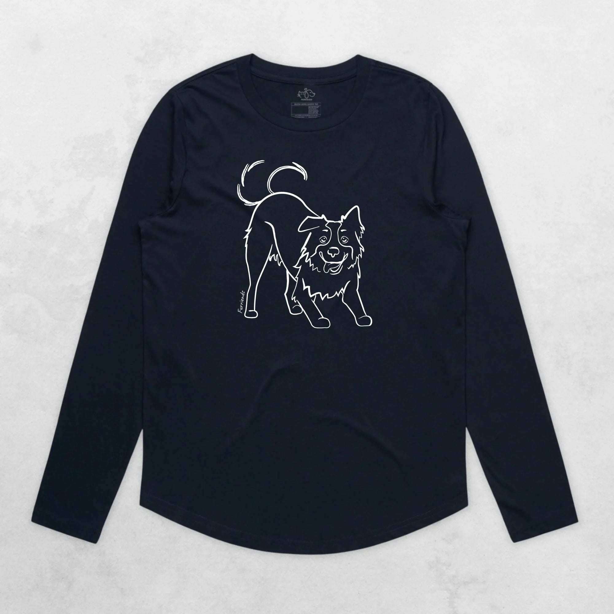 Border Collie Olivia Women's Long Sleeve T-Shirt