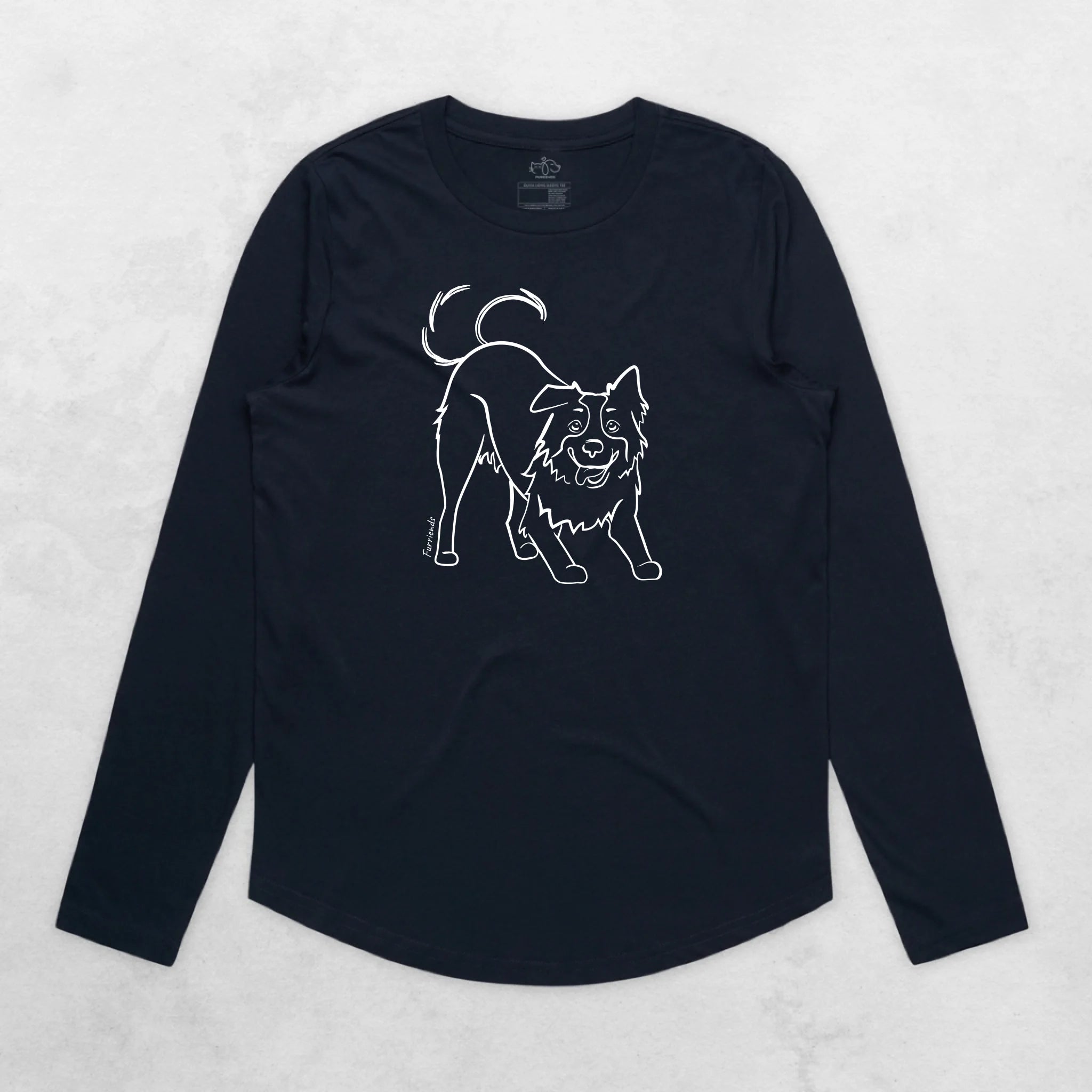 Border Collie Olivia Women's Long Sleeve T-Shirt