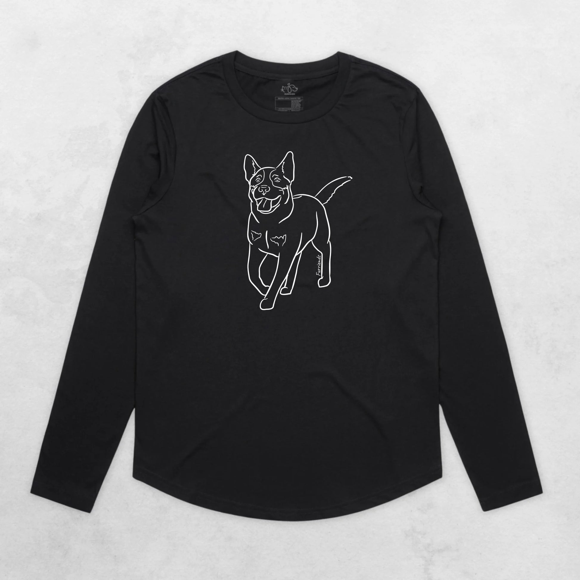 Australian Cattle Dog Olivia Women's Long Sleeve T-Shirt