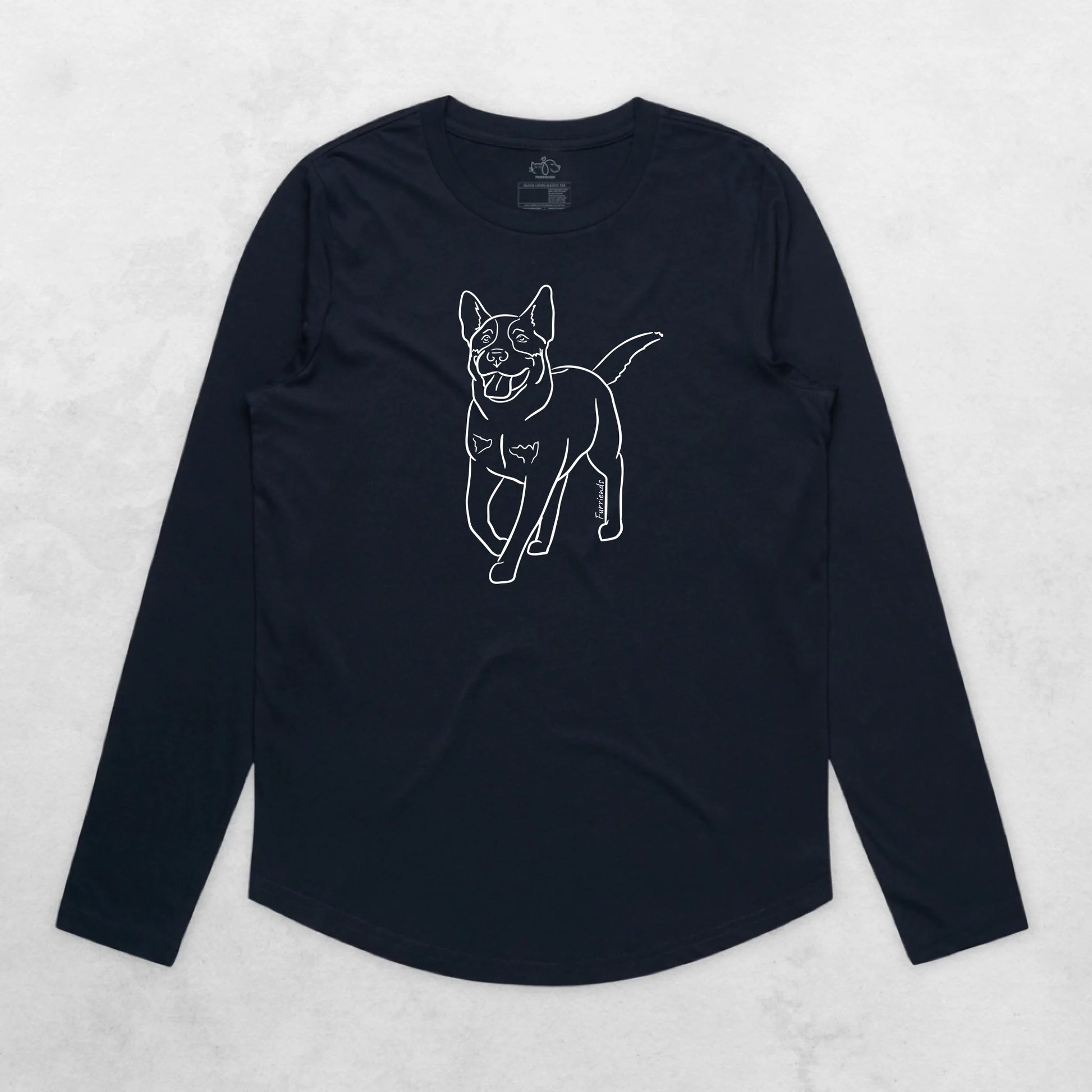 Australian Cattle Dog Olivia Women's Long Sleeve T-Shirt