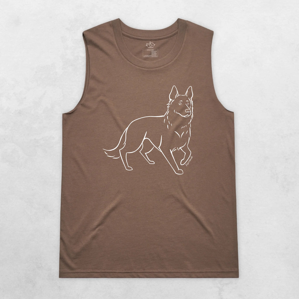 German Shepherd Tank Top