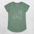 German Shepherd Remi Women's Scoop Neck T-Shirt
