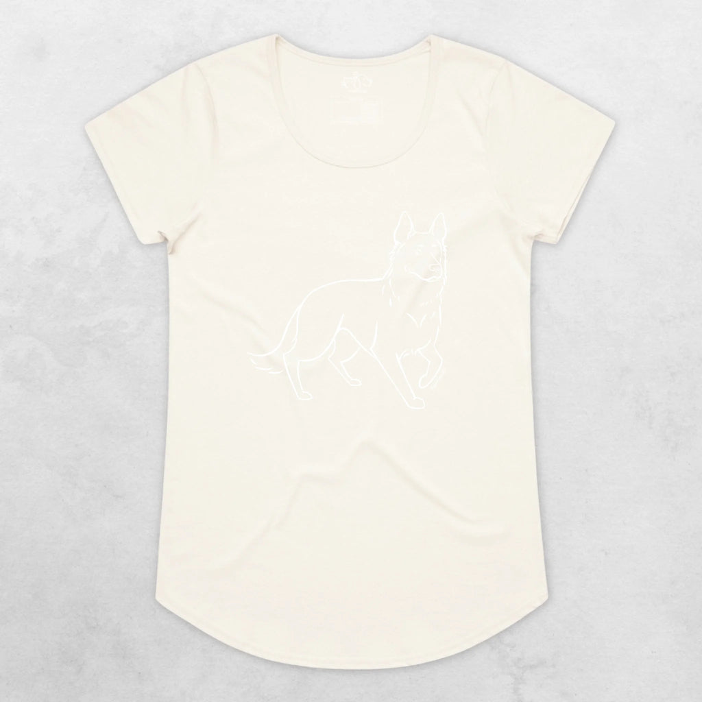 German Shepherd Remi Women's Scoop Neck T-Shirt