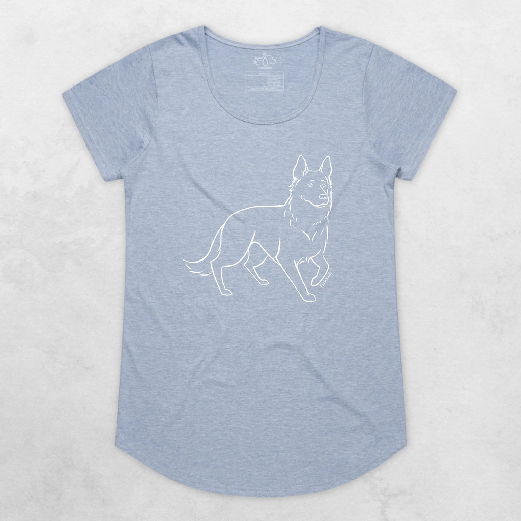 German Shepherd Remi Women's Scoop Neck T-Shirt