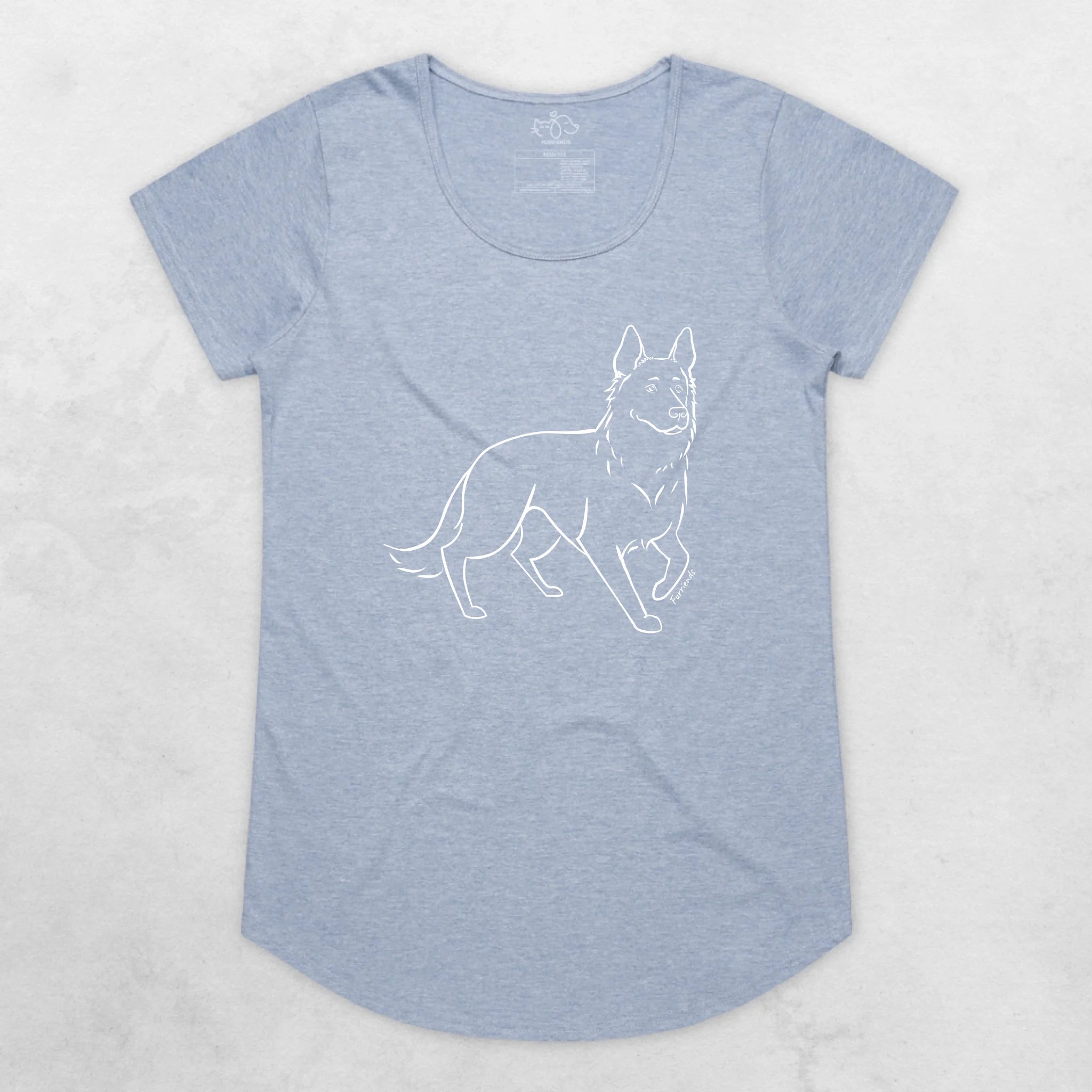 German Shepherd Remi Women's Scoop Neck T-Shirt