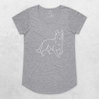 German Shepherd Remi Women's Scoop Neck T-Shirt