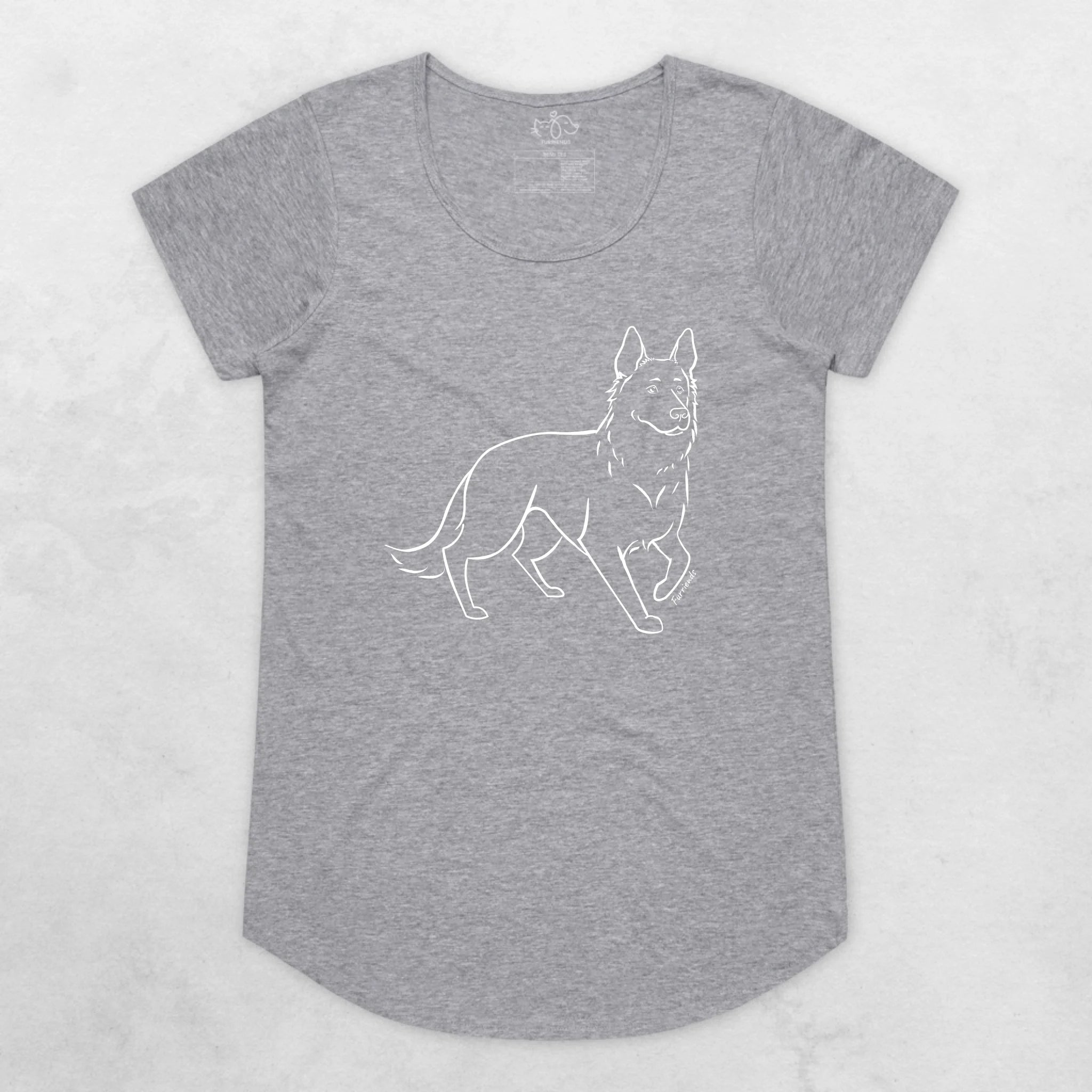 German Shepherd Remi Women's Scoop Neck T-Shirt