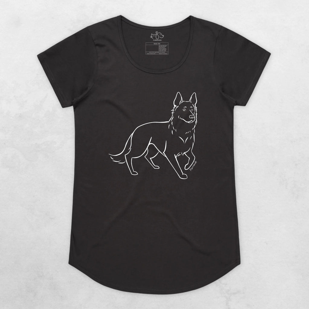 German Shepherd Remi Women's Scoop Neck T-Shirt