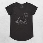 German Shepherd Remi Women's Scoop Neck T-Shirt