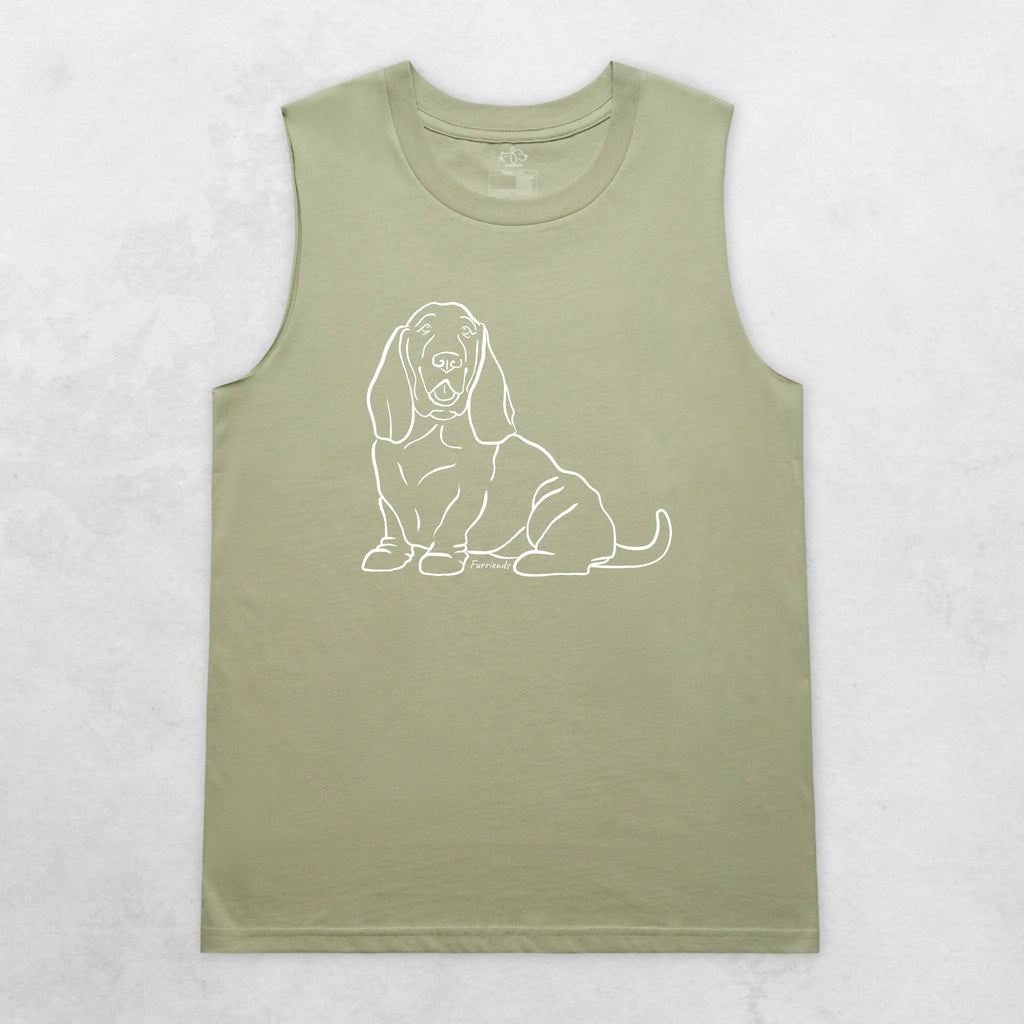 Basset Hound Tank Top