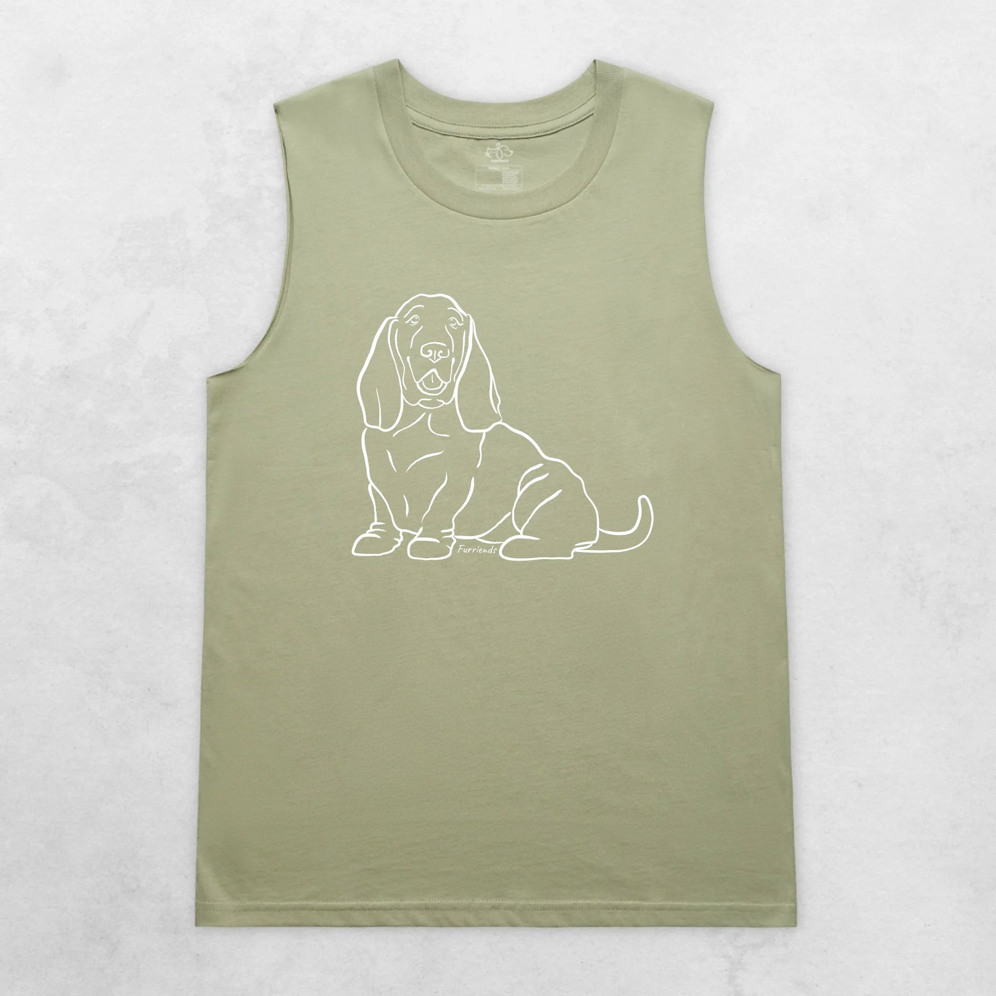 Basset Hound Tank Top