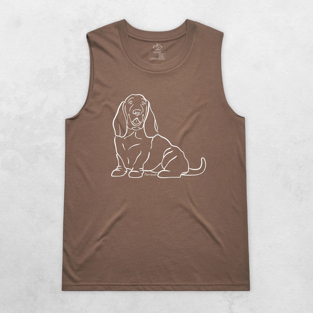 Basset Hound Tank Top