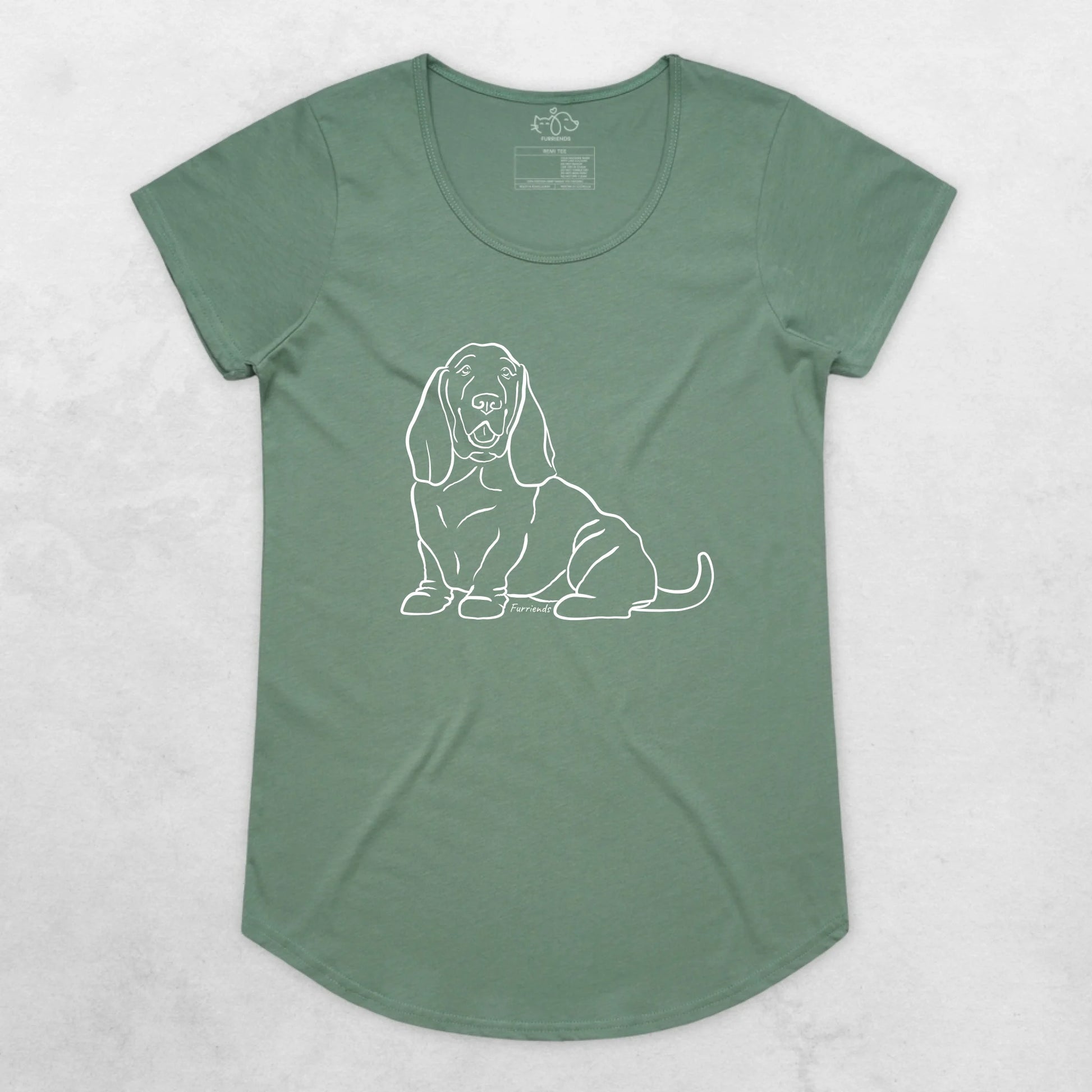 Basset Hound Remi Women's Scoop Neck T-Shirt