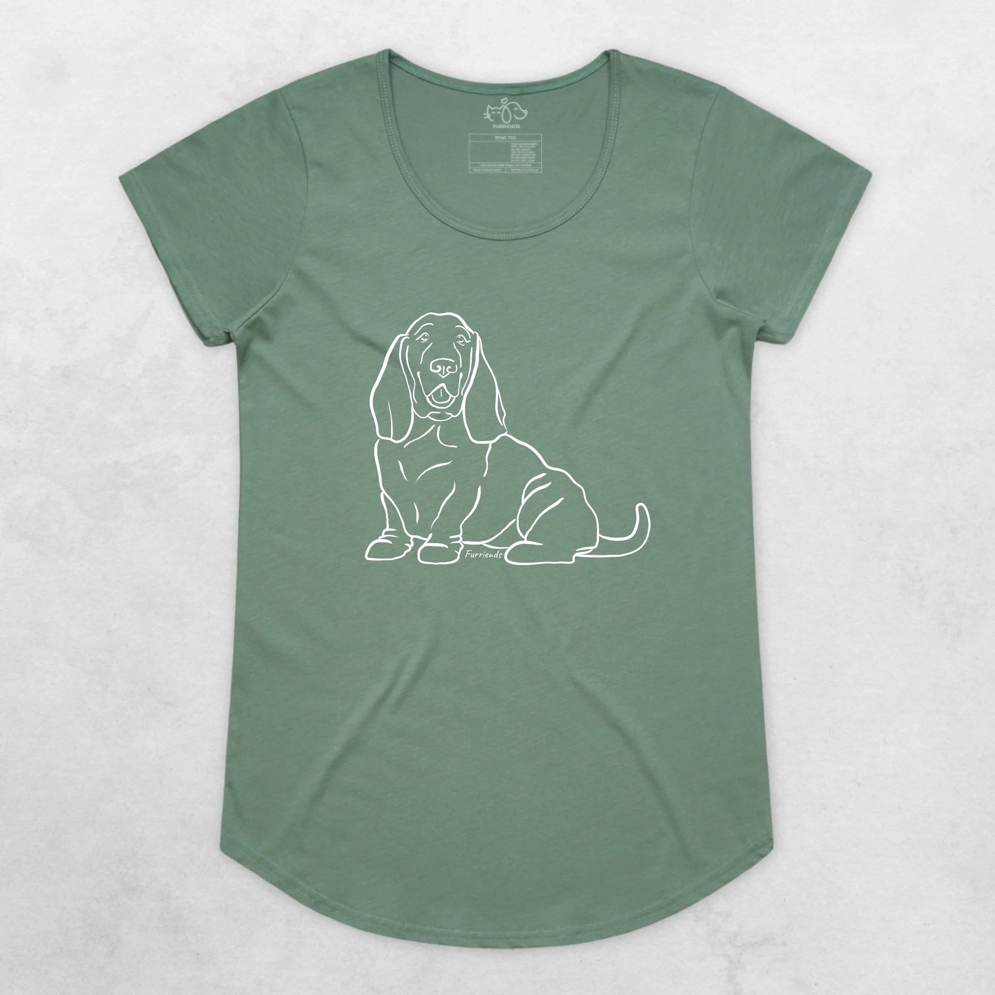 Basset Hound Remi Women's Scoop Neck T-Shirt