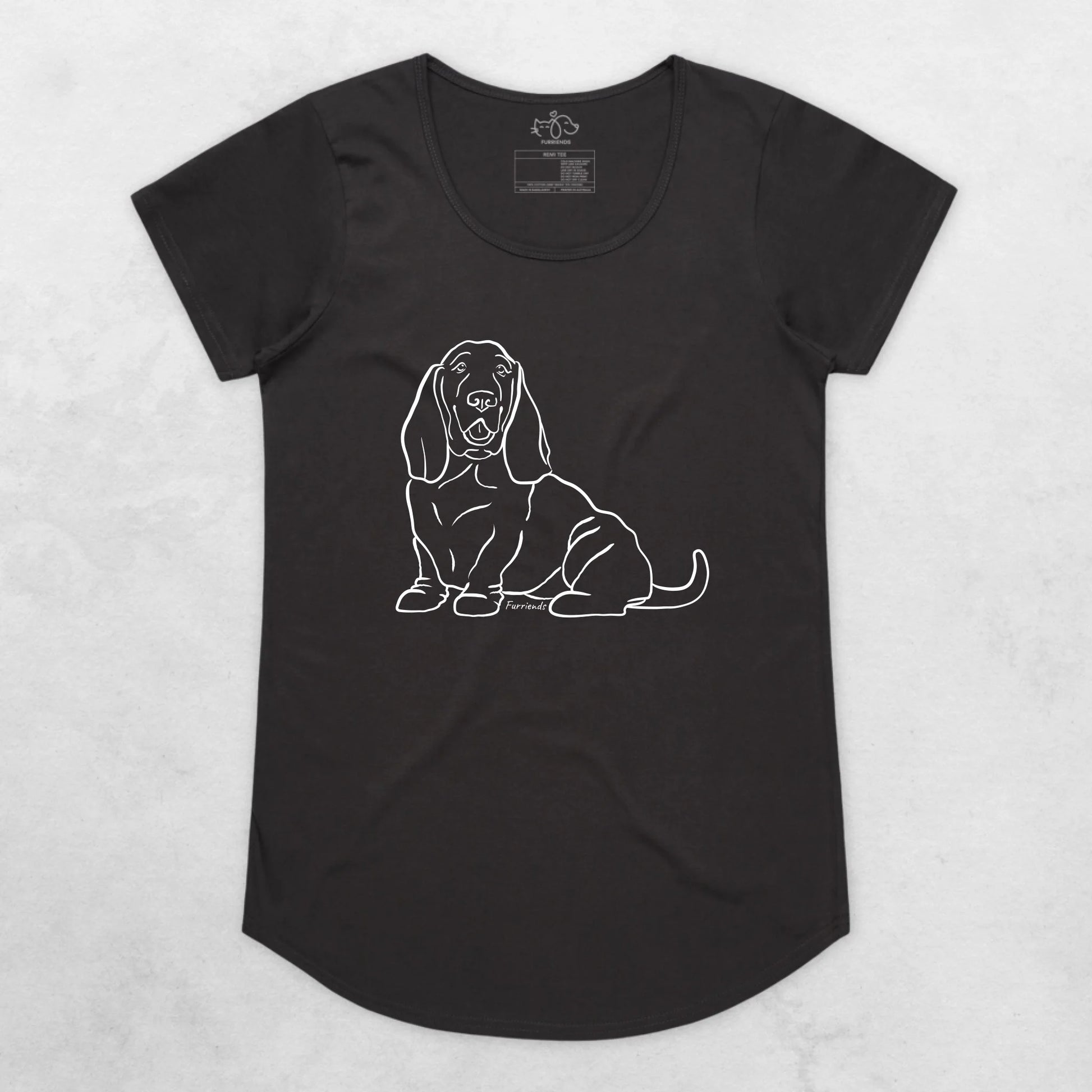 Basset Hound Remi Women's Scoop Neck T-Shirt