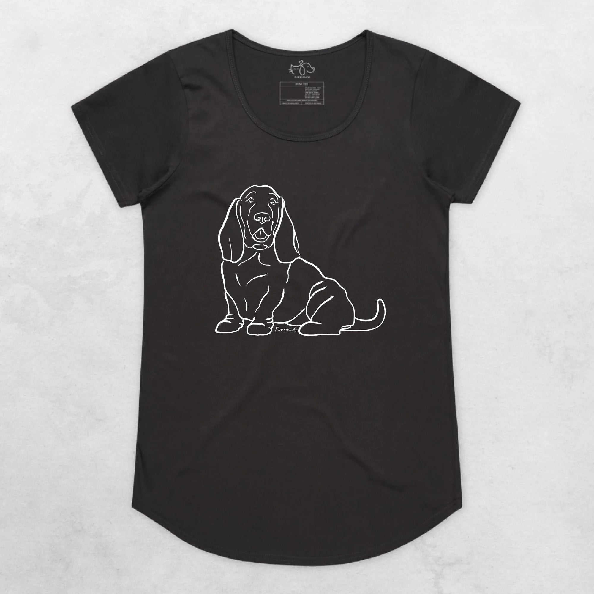 Basset Hound Remi Women's Scoop Neck T-Shirt