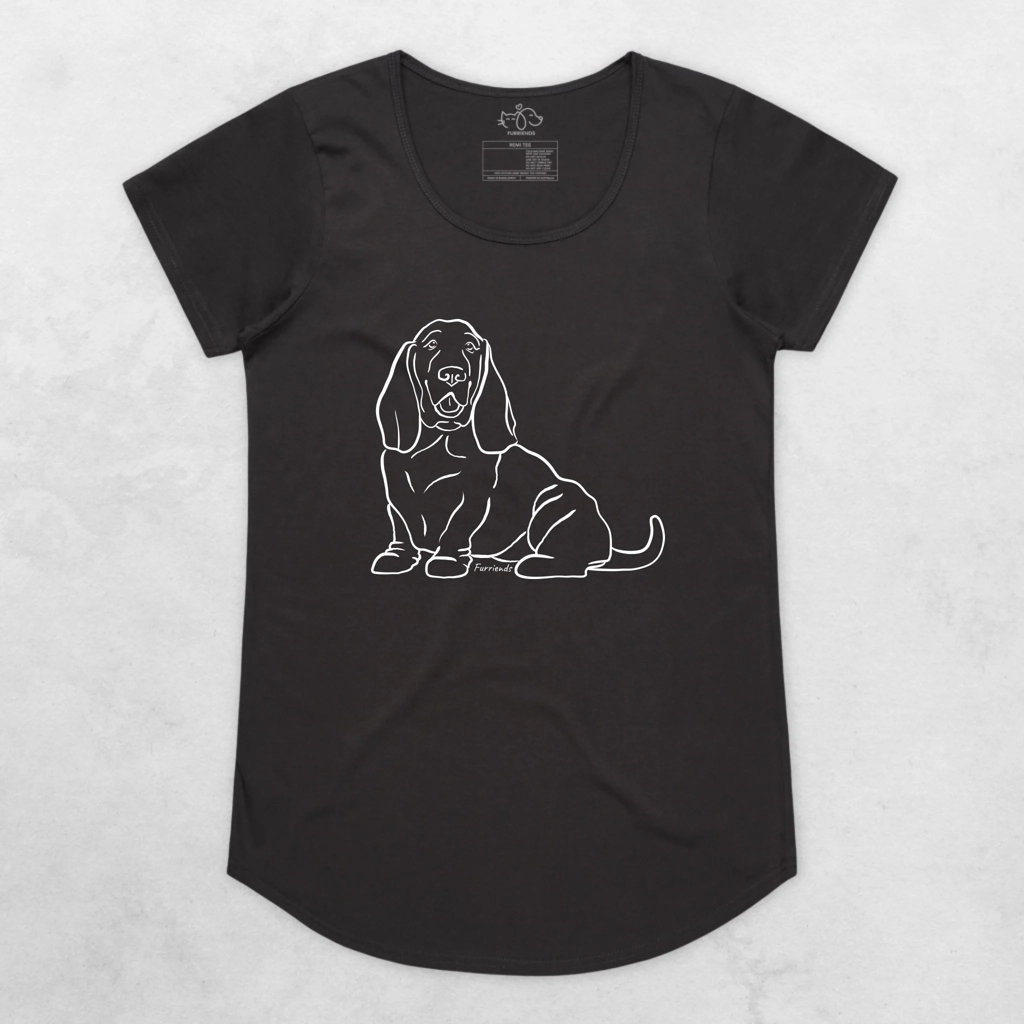 Basset Hound Remi Women's Scoop Neck T-Shirt