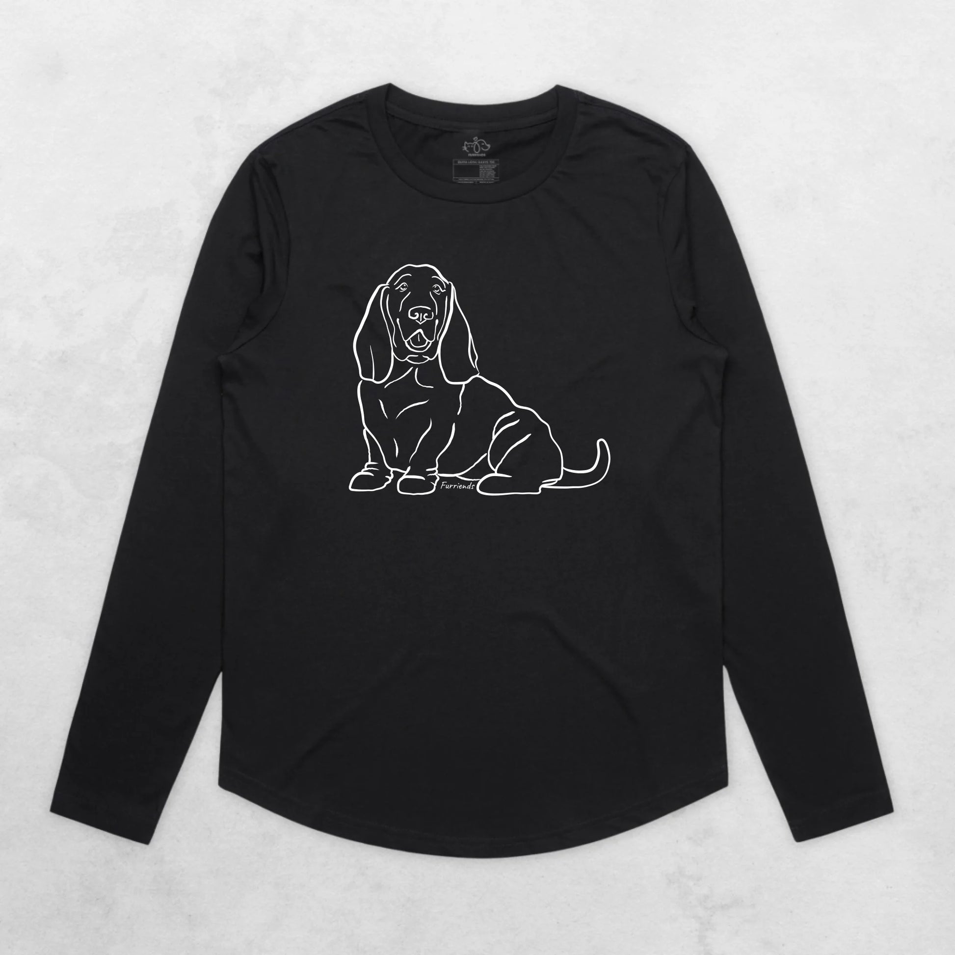 Basset Hound Olivia Women's Long Sleeve T-Shirt