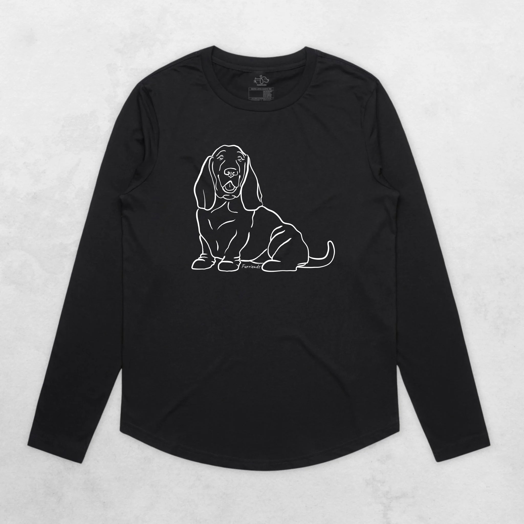 Basset Hound Olivia Women's Long Sleeve T-Shirt