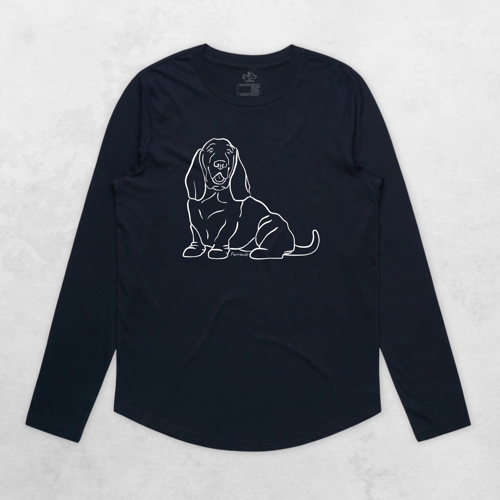 Basset Hound Olivia Women's Long Sleeve T-Shirt