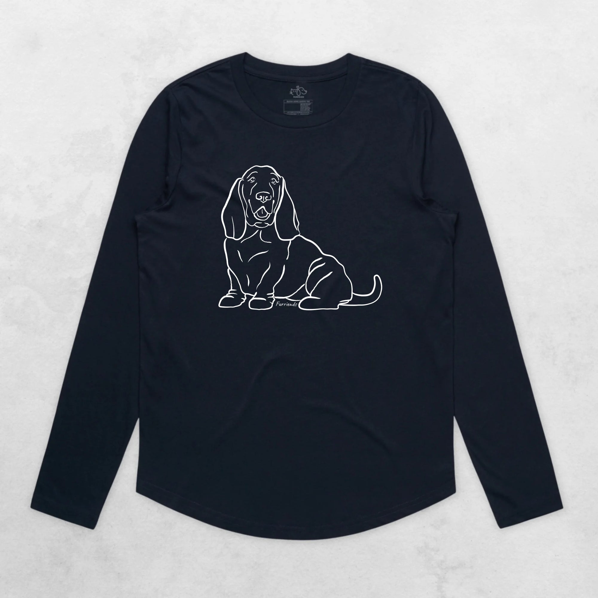 Basset Hound Olivia Women's Long Sleeve T-Shirt